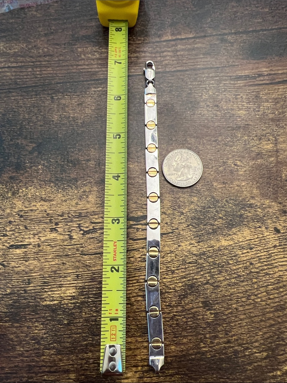 Two-Tone Link Bracelet - Sterling silver
